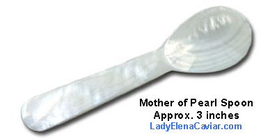 Mother of Pearl 3 inch spoon