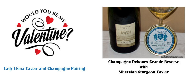 Champagne Dehours Grande Reserve and Caviar